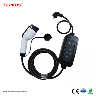 Hordozható 2. szintű elektromos autó töltő